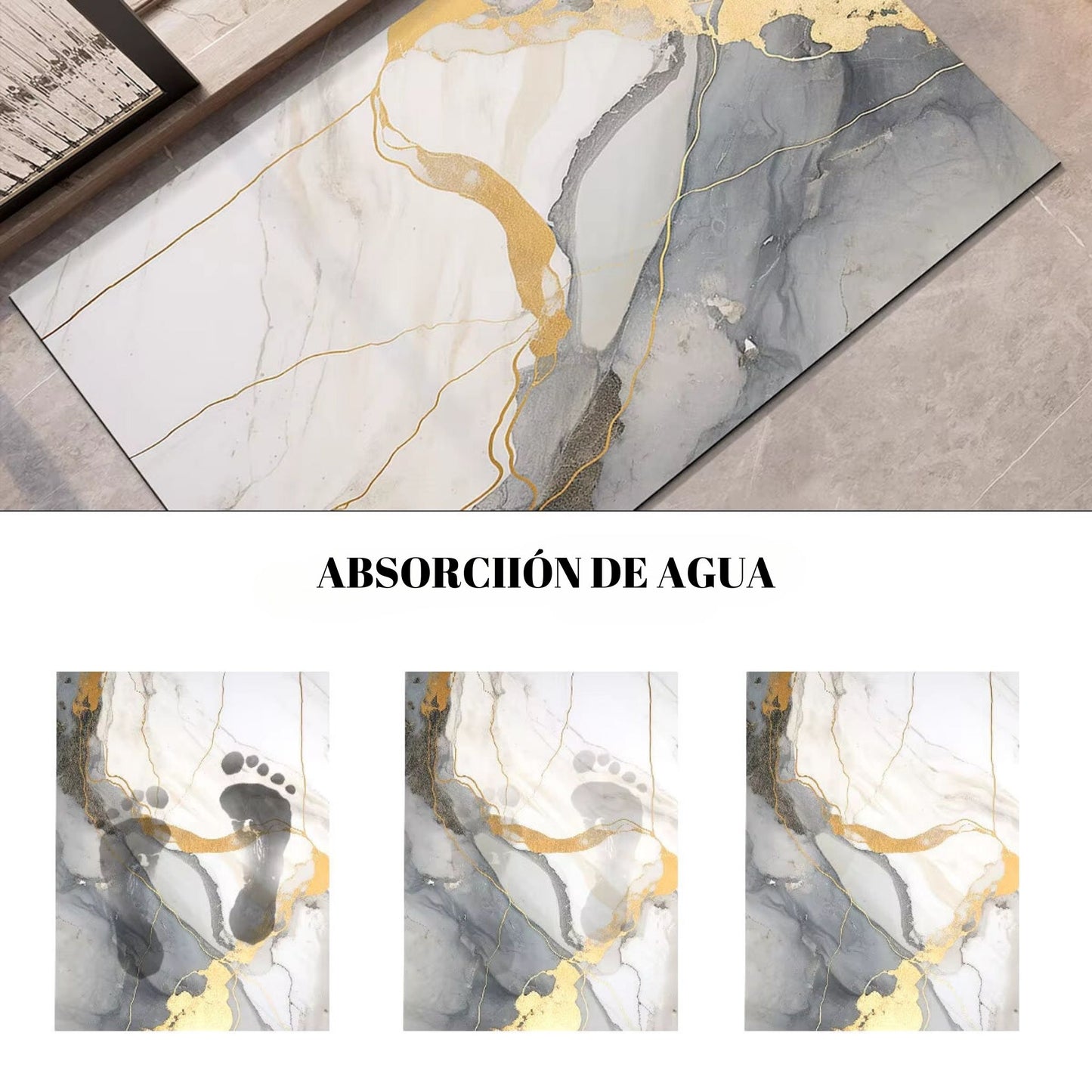 Alfombra Baño de Diatomita